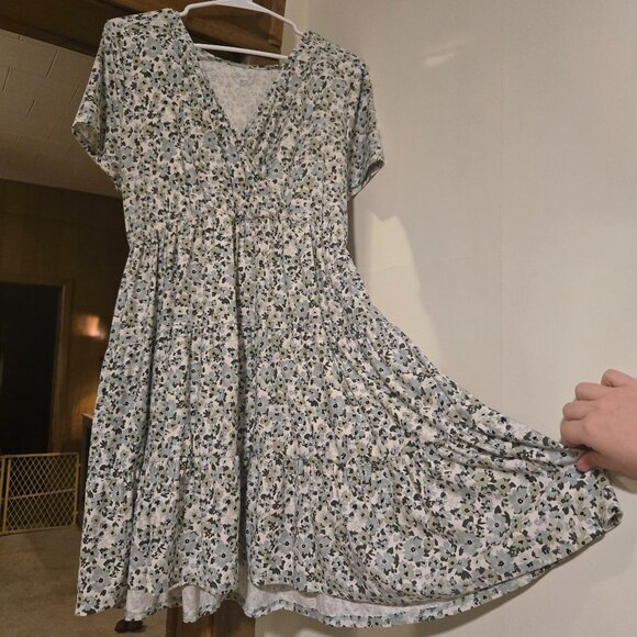 Green/white floral dress - perfect for Summer, size XXL - Picture 1 of 5